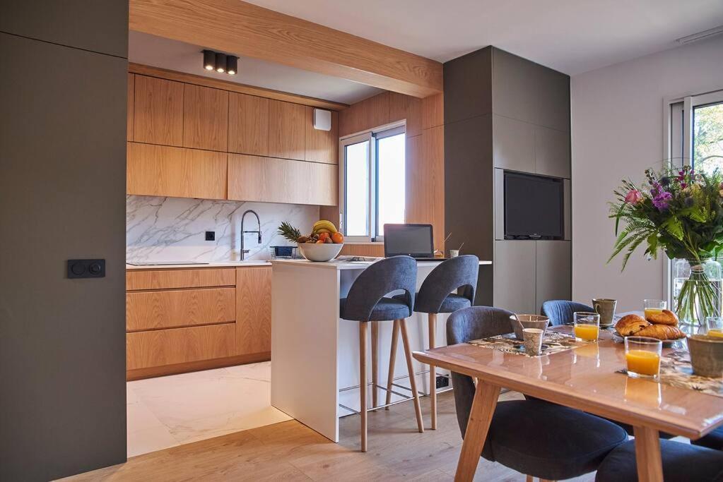 Magnifique Appartement Design Parking Chiberta Anglet Exterior foto